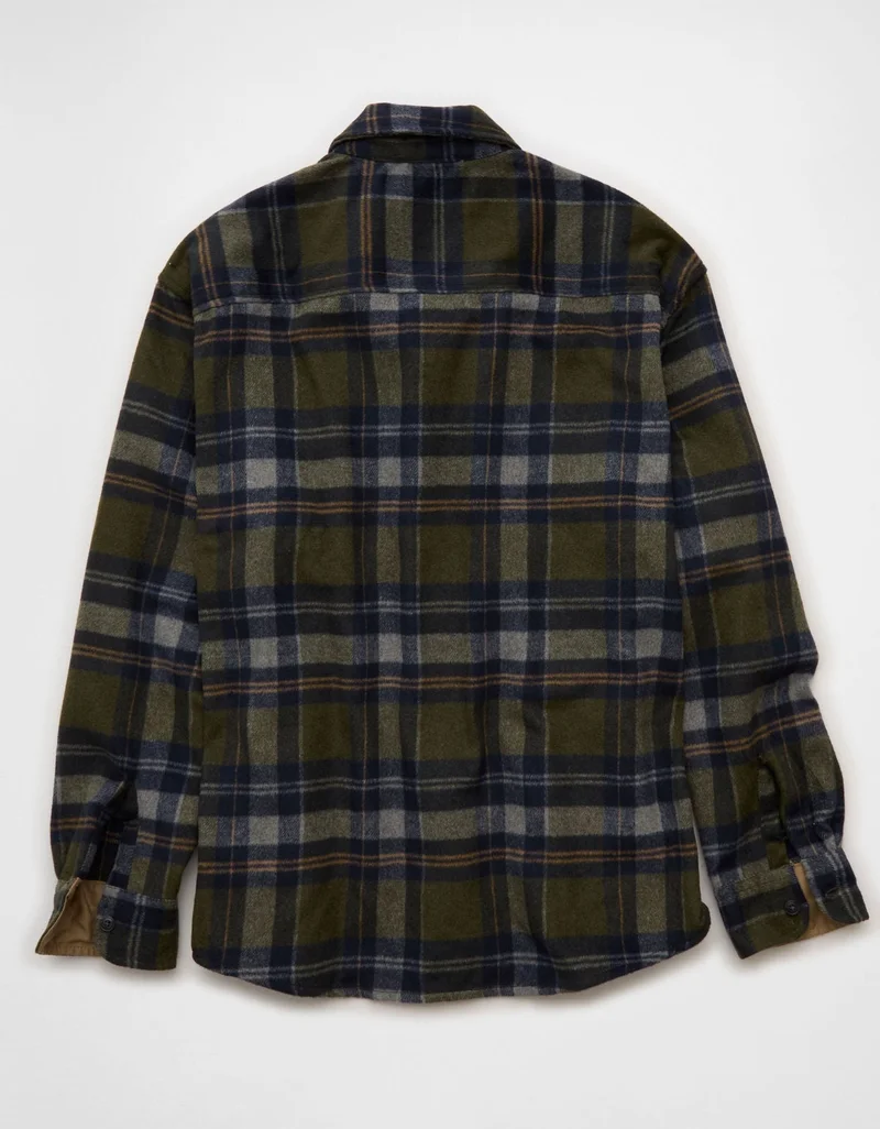 American Eagle  AE Oversized Heavyweight Flannel for Women | Best Price UAE